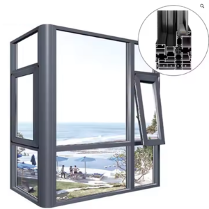 Custom Professional Aluminium Profile Door & Window Frame Profil Aluminium Windows